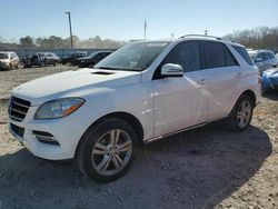 Salvage cars for sale at Montgomery, AL auction: 2014 Mercedes-Benz ML 350