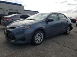 Salvage cars for sale at Rancho Cucamonga, CA auction: 2017 Toyota Corolla L