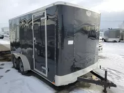 Salvage trucks for sale at Rocky View County, AB auction: 2018 Wildwood 2018 Foresriver Trailer