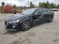 Nissan salvage cars for sale: 2020 Nissan Altima Platinum