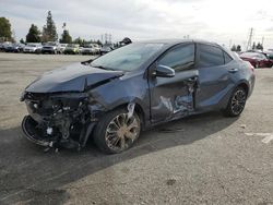 Salvage cars for sale from Copart Rancho Cucamonga, CA: 2016 Toyota Corolla L