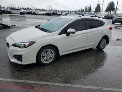 Salvage cars for sale at Rancho Cucamonga, CA auction: 2017 Subaru Impreza Premium