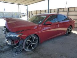 Salvage cars for sale from Copart Anthony, TX: 2019 Honda Accord Sport