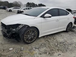 Salvage cars for sale at Loganville, GA auction: 2017 Hyundai Elantra Sport