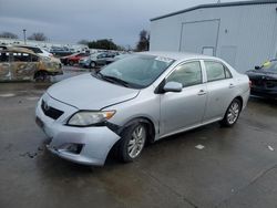 Salvage cars for sale at Sacramento, CA auction: 2009 Toyota Corolla Base