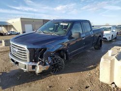 Salvage trucks for sale at Kansas City, KS auction: 2016 Ford F150 Supercrew