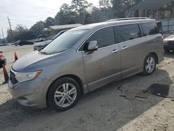 Salvage cars for sale at Savannah, GA auction: 2013 Nissan Quest S