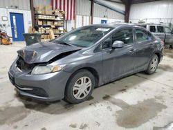 Honda salvage cars for sale: 2013 Honda Civic LX