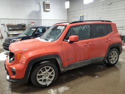 Jeep Renegade Latitude salvage cars for sale: 2019 Jeep Renegade Latitude