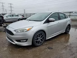 Salvage cars for sale at Elgin, IL auction: 2015 Ford Focus SE