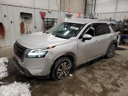 Salvage cars for sale at Mcfarland, WI auction: 2022 Nissan Pathfinder SL