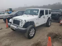 Jeep Wrangler Unlimited Sahara salvage cars for sale: 2017 Jeep Wrangler Unlimited Sahara