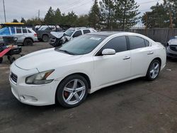 Salvage cars for sale at Denver, CO auction: 2012 Nissan Maxima S