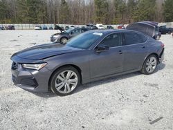 Salvage cars for sale at Gainesville, GA auction: 2021 Acura TLX Technology