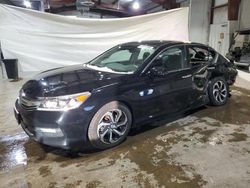 Salvage cars for sale at North Billerica, MA auction: 2017 Honda Accord EXL