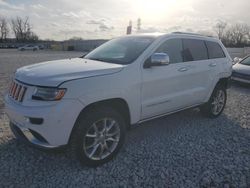 Salvage SUVs for sale at auction: 2016 Jeep Grand Cherokee Summit