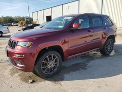 Salvage cars for sale at Apopka, FL auction: 2020 Jeep Grand Cherokee Overland