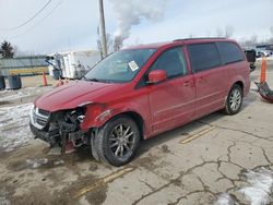 Salvage cars for sale at Pekin, IL auction: 2013 Dodge Grand Caravan SXT