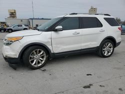 Salvage cars for sale at New Orleans, LA auction: 2014 Ford Explorer Limited