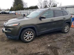 Salvage cars for sale at Finksburg, MD auction: 2015 Jeep Cherokee Latitude