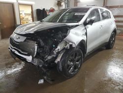 Salvage cars for sale at Pekin, IL auction: 2022 KIA Sportage LX