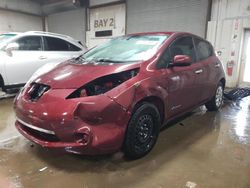 Nissan salvage cars for sale: 2017 Nissan Leaf S