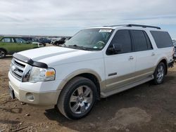 Salvage cars for sale at Greenwood, NE auction: 2007 Ford Expedition EL Eddie Bauer