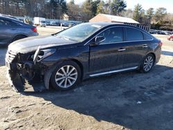 Salvage cars for sale at Mendon, MA auction: 2017 Hyundai Sonata Sport