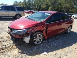 Chevrolet salvage cars for sale: 2019 Chevrolet Cruze LT