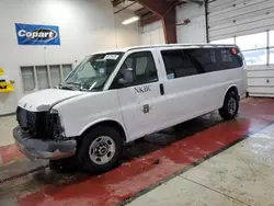 Salvage trucks for sale at Angola, NY auction: 2011 GMC Savana G3500 LT