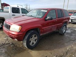 Jeep salvage cars for sale: 2002 Jeep Grand Cherokee Limited