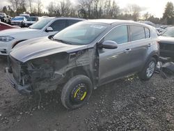 Salvage cars for sale at Portland, OR auction: 2017 KIA Sportage LX