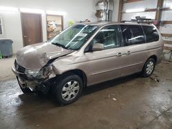 Salvage cars for sale at Pekin, IL auction: 2003 Honda Odyssey EXL