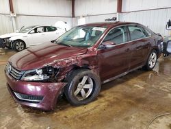 Salvage cars for sale at Pennsburg, PA auction: 2012 Volkswagen Passat SE