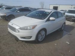 Salvage cars for sale at Kansas City, KS auction: 2018 Ford Focus Titanium