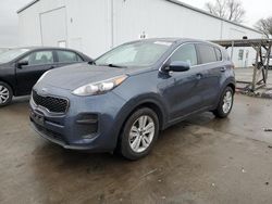 Salvage cars for sale at Sacramento, CA auction: 2017 KIA Sportage LX