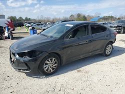 Salvage cars for sale at Florence, MS auction: 2018 Hyundai Elantra SE