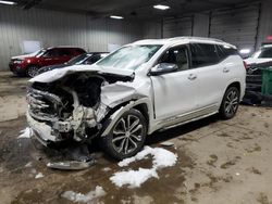 Salvage cars for sale at Franklin, WI auction: 2018 GMC Terrain Denali