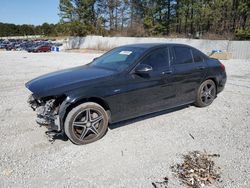 Salvage cars for sale at Fairburn, GA auction: 2016 Mercedes-Benz C 450 4matic AMG