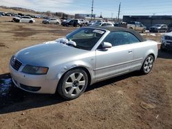 Salvage cars for sale at Colorado Springs, CO auction: 2006 Audi A4 Quattro