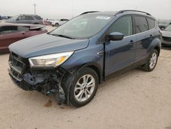 Salvage cars for sale at Andrews, TX auction: 2018 Ford Escape SE