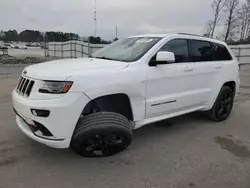 Salvage cars for sale at Dunn, NC auction: 2015 Jeep Grand Cherokee Overland