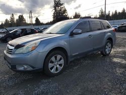 Salvage cars for sale at Graham, WA auction: 2010 Subaru Outback 2.5I Premium