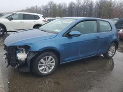 Volkswagen Golf Base salvage cars for sale: 2016 Volkswagen Golf Base / S