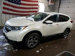 Salvage cars for sale from Copart Lyman, ME: 2017 Honda CR-V EXL