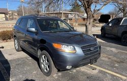 Salvage cars for sale at Kansas City, KS auction: 2009 Hyundai Santa FE SE