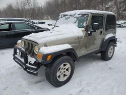 Salvage cars for sale at Marlboro, NY auction: 2004 Jeep Wrangler / TJ Rubicon