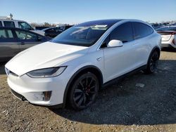 Salvage cars for sale at Antelope, CA auction: 2016 Tesla Model X