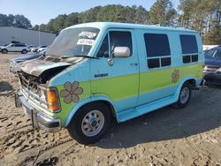 Salvage cars for sale from Copart Seaford, DE: 1993 Dodge RAM Van B250