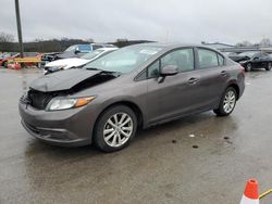 Salvage cars for sale at Lebanon, TN auction: 2012 Honda Civic EXL